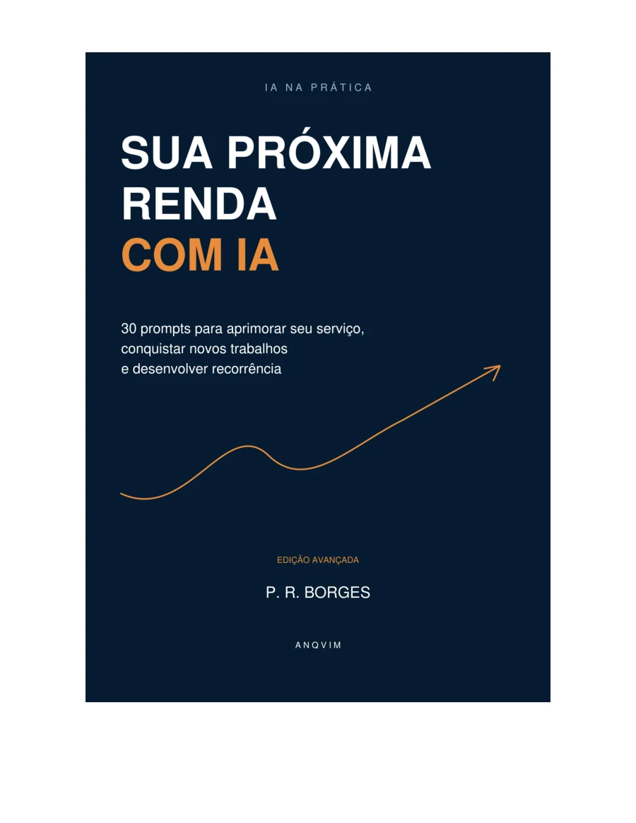 Capa: Sua Proxima Renda com IA